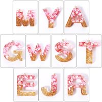 1 Piece Romantic Simple Style Letter Resin Valentine's Day Jewelry Accessories main image 5