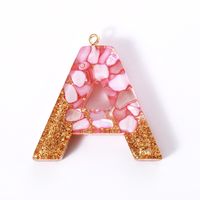 1 Piece Romantic Simple Style Letter Resin Valentine's Day Jewelry Accessories sku image 1