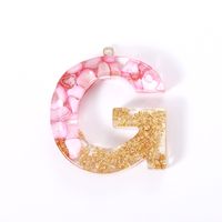 1 Piece Romantic Simple Style Letter Resin Valentine's Day Jewelry Accessories sku image 3