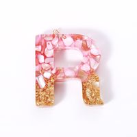 1 Piece Romantic Simple Style Letter Resin Valentine's Day Jewelry Accessories sku image 6