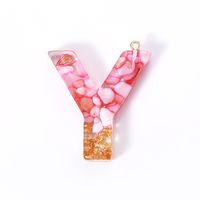 1 Piece Romantic Simple Style Letter Resin Valentine's Day Jewelry Accessories sku image 10