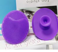 Casual Solid Color Silica Gel Cleansing Brushes sku image 6