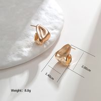 1 Pair Vintage Style Xuping Geometric Plating Inlay Copper Alloy Artificial Gemstones 18k Gold Plated Ear Studs main image 5
