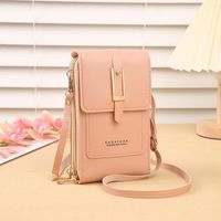 Women's Pu Leather Solid Color Classic Style Square Zipper Phone Wallets main image 9