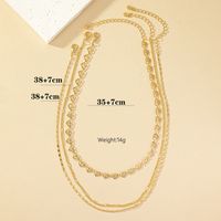 Simple Style Heart Shape Alloy Plating Gold Plated Women's Necklace main image 6