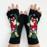Women's Fashion Fox Polyacrylonitrile Fiber Gloves 1 Pair sku image 1