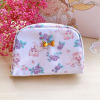 Cute Cartoon Fruit Pvc Square Makeup Bags sku image 7