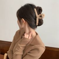 امرأة أسلوب بسيط عقدة القوس قماش جديلة مخالب الشعر sku image 69