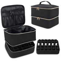 Casual Solid Color Nylon Storage Bag Makeup Bags sku image 1