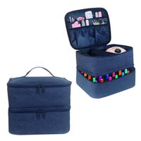 Casual Solid Color Nylon Storage Bag Makeup Bags sku image 4