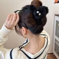 امرأة أسلوب بسيط عقدة القوس قماش جديلة مخالب الشعر sku image 137