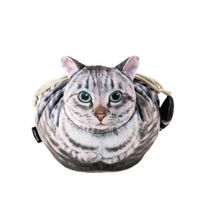 Cute Animal Plush Oval Makeup Bags sku image 3