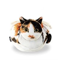 Cute Animal Plush Oval Makeup Bags sku image 2