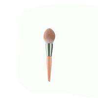 Simple Style Artificial Fiber Wood Aluminum Wooden Handle Makeup Brushes Makeup Tool Sets sku image 1