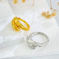 Vintage Style Geometric Solid Color Alloy Wholesale Open Rings main image 4