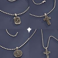 304 Stainless Steel Hip-Hop XUPING Cool Style Cross Pendant Necklace main image 1