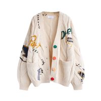 Women's Sweater Long Sleeve Sweaters & Cardigans Embroidery Casual Embroidery main image 2