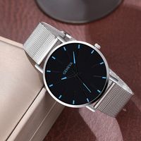 Casual Color Block Buckle Quartz Men's Watches main image 4