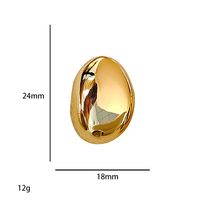 1 Pair Basic Classic Style Geometric Plating Alloy 14k Gold Plated Silver Plated Ear Studs main image 6