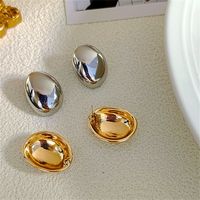1 Pair Basic Classic Style Geometric Plating Alloy 14k Gold Plated Silver Plated Ear Studs main image 2