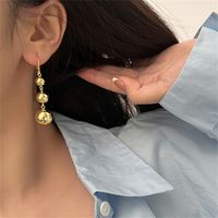 1 Pair Basic Retro Simple Style Geometric Plating Alloy 14k Gold Plated Silver Plated Drop Earrings main image 1