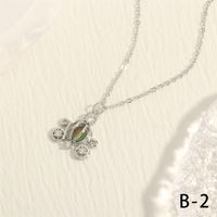 Simple Style Pumpkin Car Copper 18k Gold Plated Crystal Zircon Pendant Necklace In Bulk main image 8