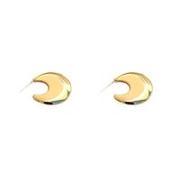 1 Pair Basic Classic Style Solid Color Plating Alloy 14k Gold Plated Silver Plated Ear Studs main image 6