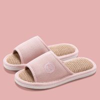 Unisex Casual Solid Color Open Toe Home Slippers sku image 2