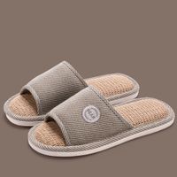 Unisex Casual Solid Color Open Toe Home Slippers sku image 6