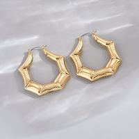 1 Pair Retro Simple Style Solid Color Ferroalloy Earrings sku image 3