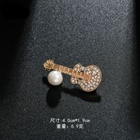 Retro Notes Alloy Inlay Rhinestones Women's Brooches sku image 28