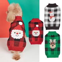 Cute Polyester Christmas Snowman Pet Clothing main image 1