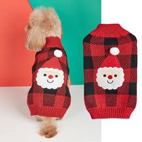 Cute Polyester Christmas Snowman Pet Clothing sku image 9