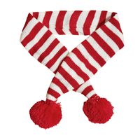 Cute Retro Polyester Christmas Stripe Pet Scarf main image 2