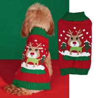Cartoon Style Cute Polyester Christmas Christmas Tree Pet Clothing main image 5