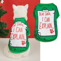 Süß Polyester Weihnachten Schneeflocke Kleidung Für Haustiere main image 4
