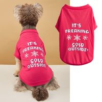 Cute Polyester Christmas Snowflake Pet Clothing main image 2