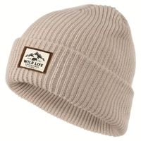 Unisex Casual Modern Style Simple Style Solid Color Braid Eaveless Beanie Hat main image 3