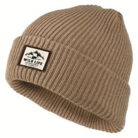 Unisex Casual Modern Style Simple Style Solid Color Braid Eaveless Beanie Hat main image 5