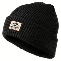 Unisex Casual Modern Style Simple Style Solid Color Braid Eaveless Beanie Hat sku image 4