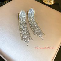 Wholesale Jewelry 1 Pair Lady Heart Shape Alloy Artificial Gemstones Drop Earrings sku image 9