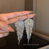 Wholesale Jewelry 1 Pair Lady Heart Shape Alloy Artificial Gemstones Drop Earrings sku image 11