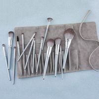 Simple Style Artificial Fiber Plastic Handgrip Makeup Brushes 1 Set sku image 3