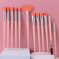 Simple Style Artificial Fiber Plastic Handgrip Makeup Brushes 1 Set main image 4