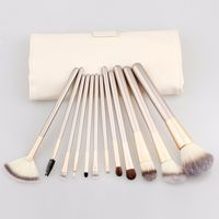 Simple Style Artificial Fiber Wooden Handle Makeup Brushes 1 Set sku image 1