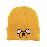 Unisex Casual Embroidery Modern Style Dog Embroidery Eaveless Wool Cap sku image 1