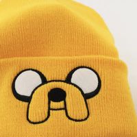 Unisex Casual Embroidery Modern Style Dog Embroidery Eaveless Wool Cap main image 3