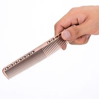 Simple Style Solid Color Stainless Steel Hair Comb 1 Piece main image 3