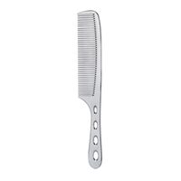 Simple Style Solid Color Stainless Steel Hair Comb 1 Piece sku image 1