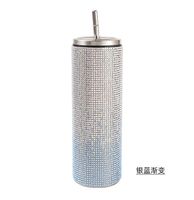 Casual Multicolor Gradient Stainless Steel Thermos Cup 1 Piece sku image 2